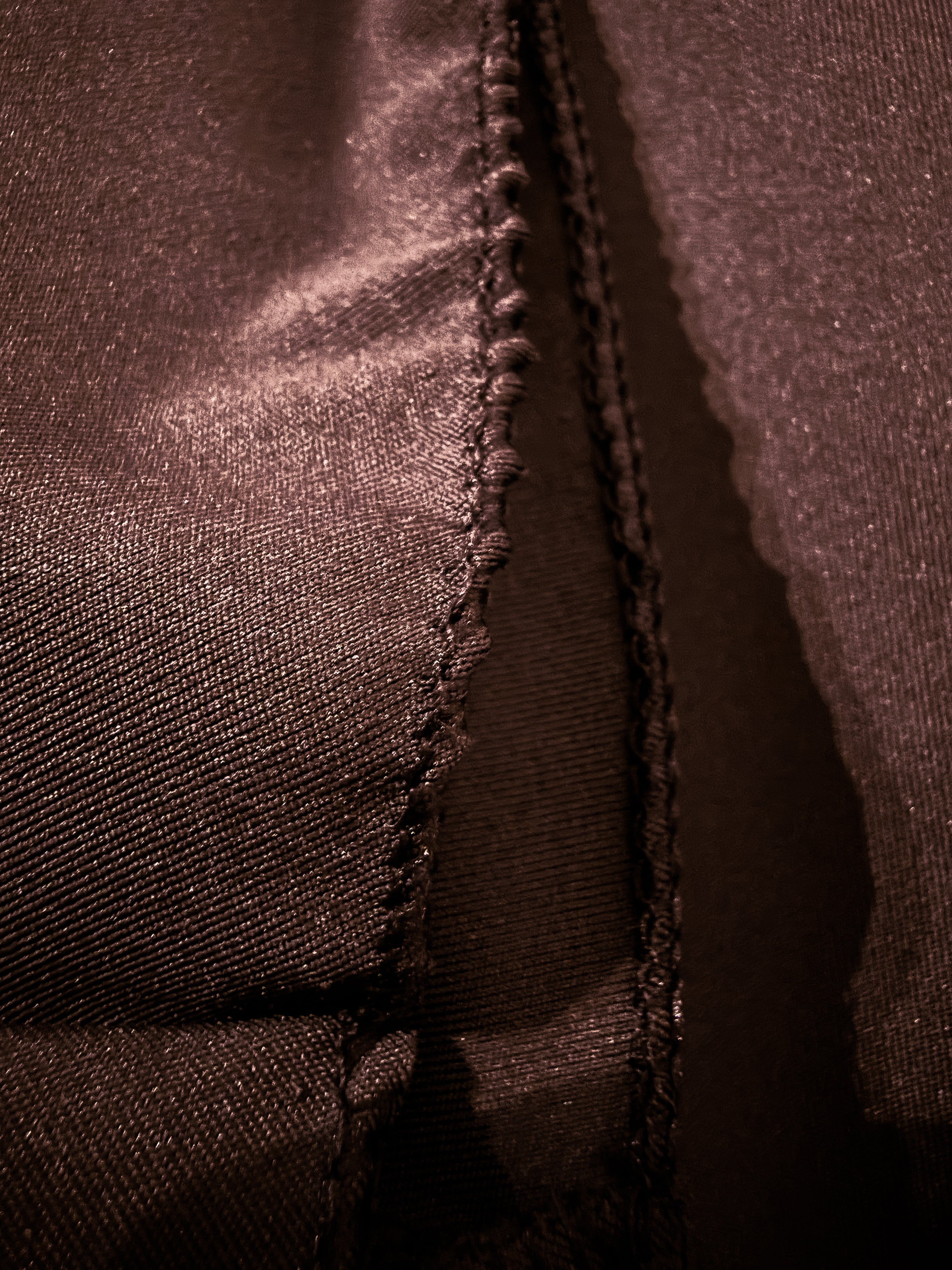 Blusa marrón de tirantes con caída