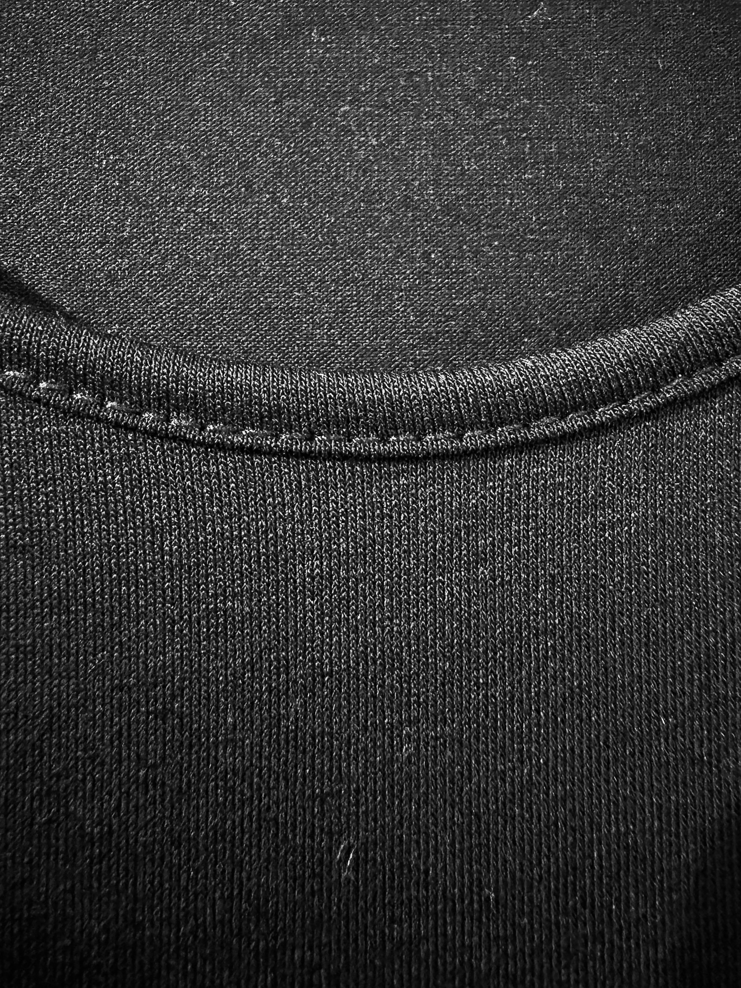 Camiseta básica fluida negra