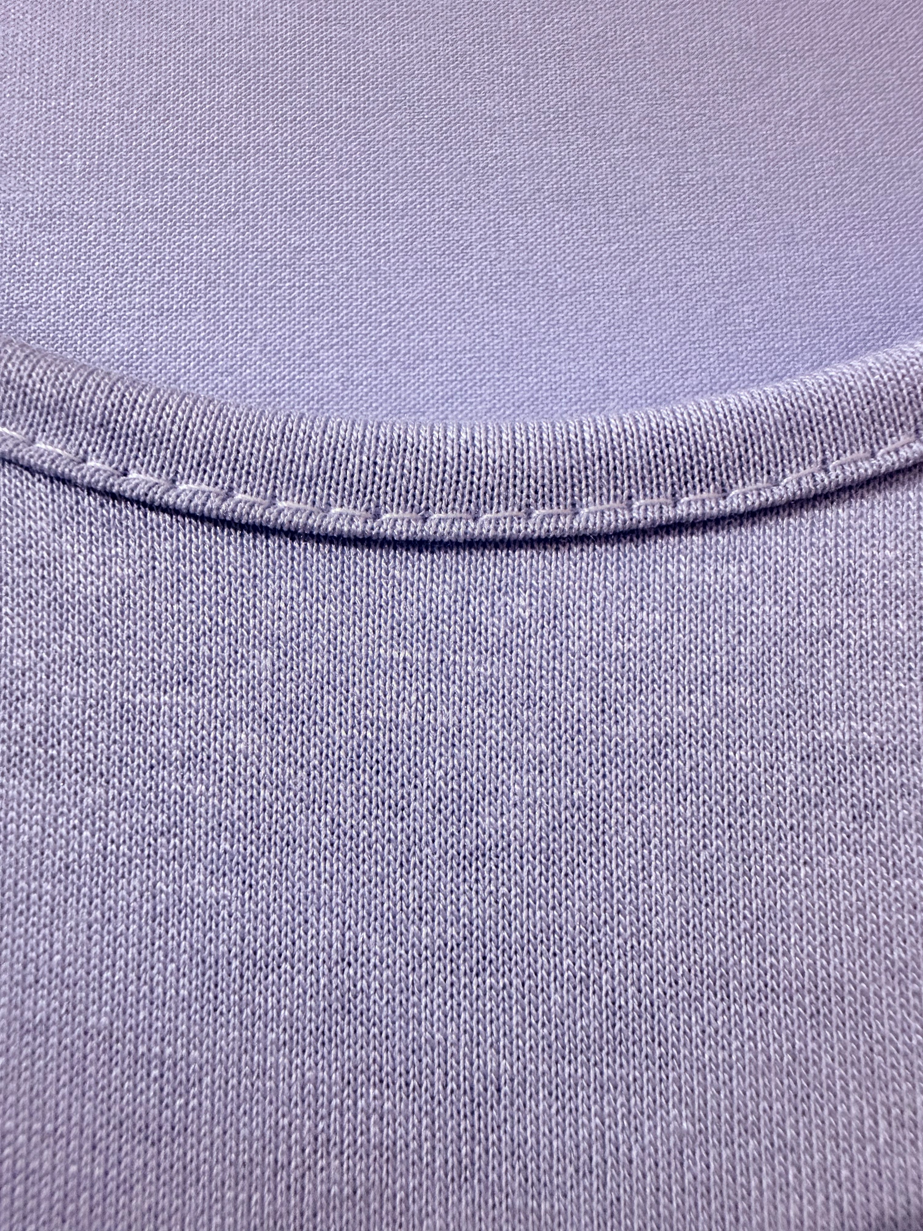 Camiseta básica fluida azul claro