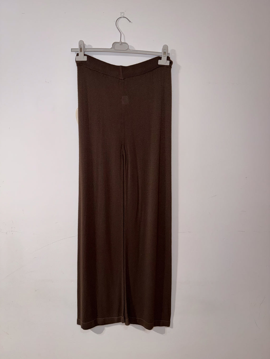 Pantalón de punto marrón