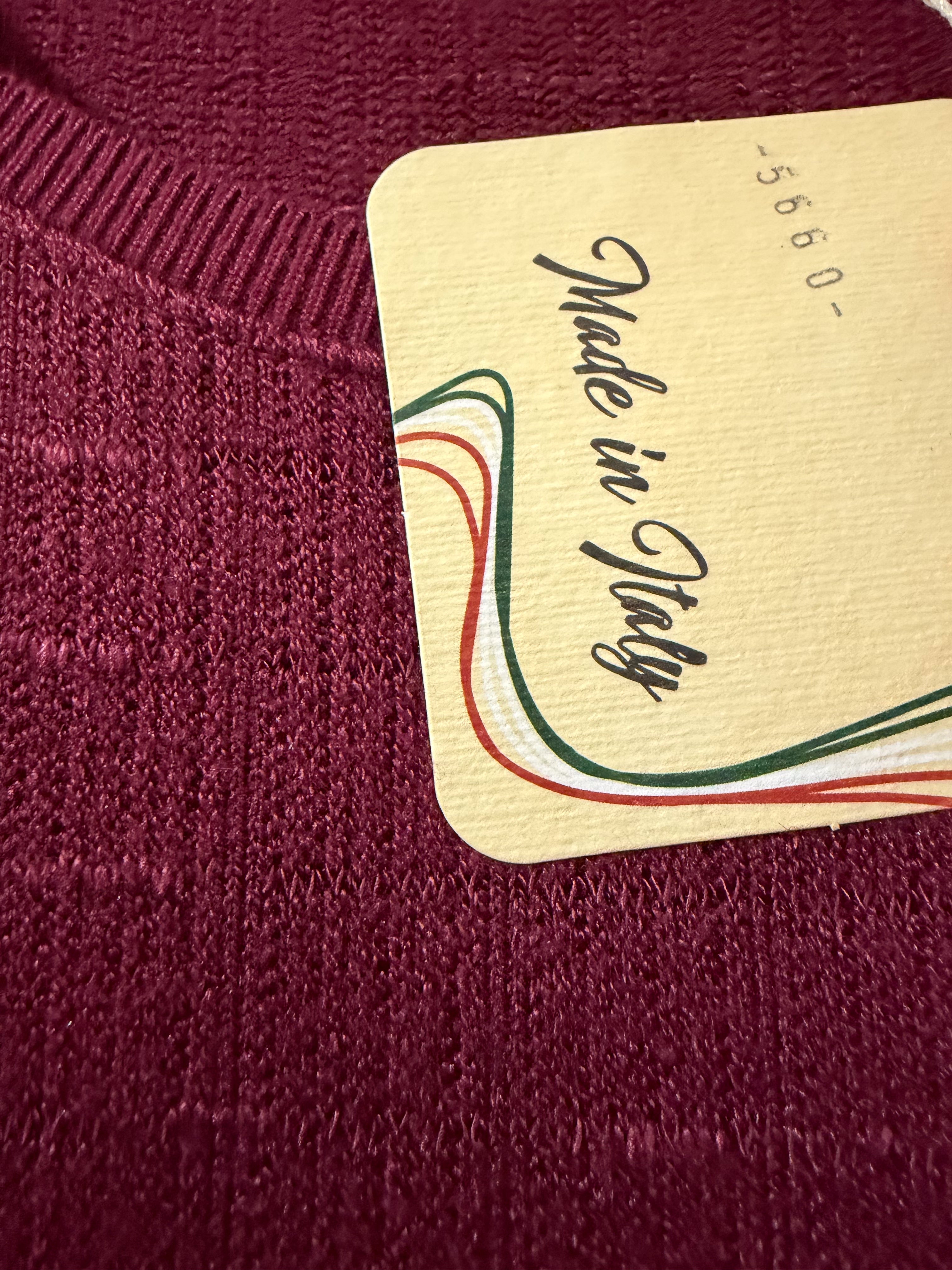 Vestido granate de canalé